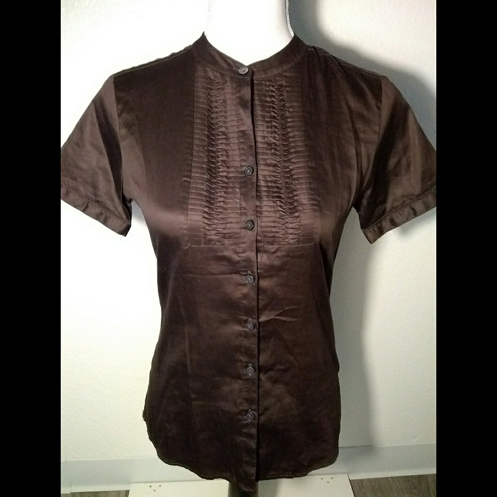 Brown Button Down Shirt